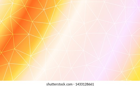 Low poly layout. For your wallpaper, advert, banner, poster. Vector illustration. Creative gradient color. 