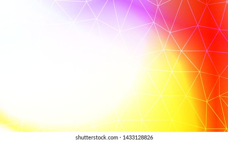 Low poly layout. For your wallpaper, advert, banner, poster. Vector illustration. Creative gradient color. 