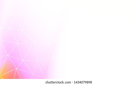 Low poly layout. For your wallpaper, advert, banner, poster. Vector illustration. Creative gradient color. 