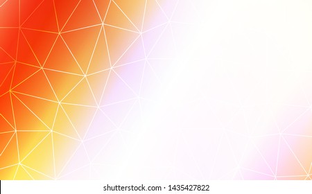 Low poly layout. For your wallpaper, advert, banner, poster. Vector illustration. Creative gradient color. 