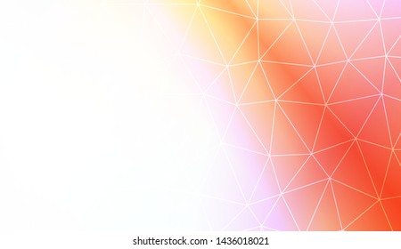 Low poly layout. For your wallpaper, advert, banner, poster. Vector illustration. Creative gradient color. 