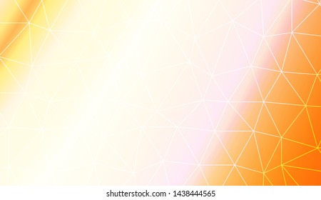 Low poly layout. For your wallpaper, advert, banner, poster. Vector illustration. Creative gradient color. 