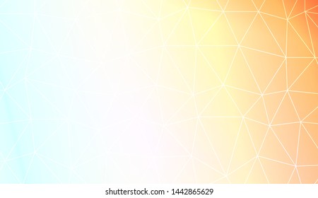Low poly layout. For your wallpaper, advert, banner, poster. Vector illustration. Creative gradient color. 