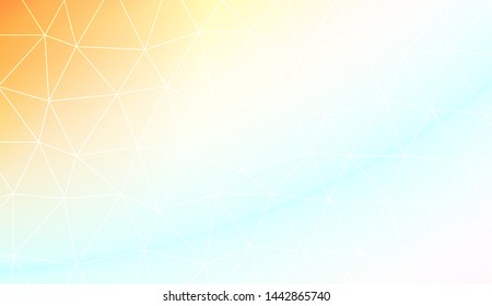 Low poly layout. For your wallpaper, advert, banner, poster. Vector illustration. Creative gradient color. 