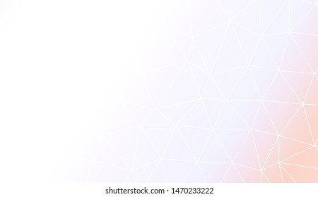 Low poly layout. For your wallpaper, advert, banner, poster. Vector illustration. Creative gradient color. 