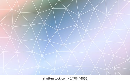 Low poly layout. For your wallpaper, advert, banner, poster. Vector illustration. Creative gradient color. 