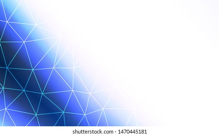 Low poly layout. For your wallpaper, advert, banner, poster. Vector illustration. Creative gradient color. 