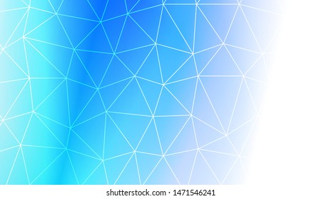 Low poly layout. For your wallpaper, advert, banner, poster. Vector illustration. Creative gradient color. 