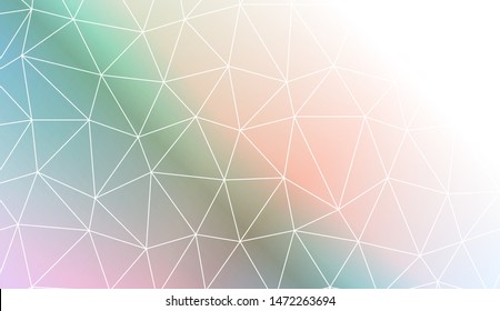 Low poly layout. For your wallpaper, advert, banner, poster. Vector illustration. Creative gradient color. 