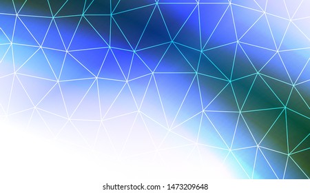Low poly layout. For your wallpaper, advert, banner, poster. Vector illustration. Creative gradient color. 