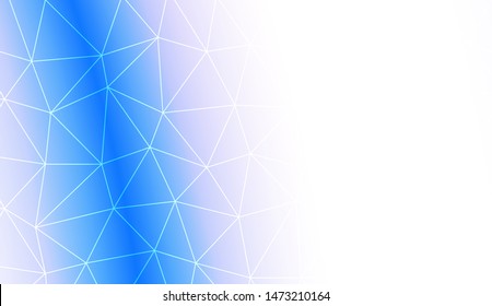 Low poly layout. For your wallpaper, advert, banner, poster. Vector illustration. Creative gradient color. 
