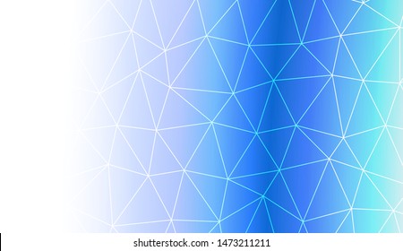 Low poly layout. For your wallpaper, advert, banner, poster. Vector illustration. Creative gradient color. 