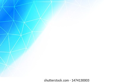 Low poly layout. For your wallpaper, advert, banner, poster. Vector illustration. Creative gradient color. 