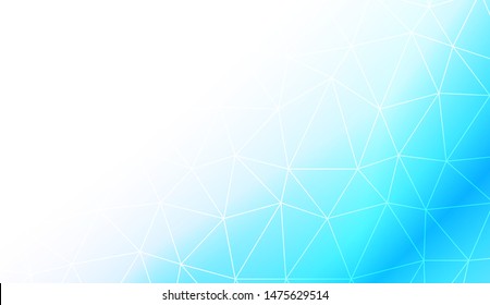 Low poly layout. For your wallpaper, advert, banner, poster. Vector illustration. Creative gradient color. 