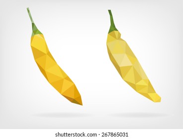 Low Poly "Lemon Drop" Pepper