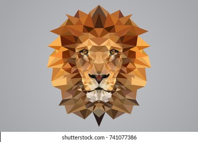 Low poly Lion design