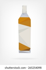 Low Poly Liquor Bottle