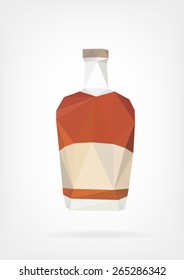 Low Poly Liquor Bottle