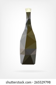 Low Poly Liquor Bottle