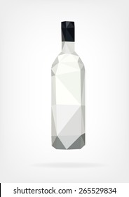 Low Poly Liquor Bottle
