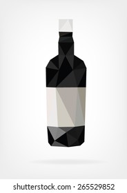 Low Poly Liquor Bottle