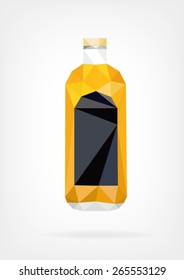 Low Poly Liquor Bottle