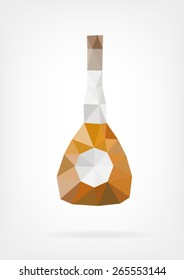 Low Poly Liquor Bottle