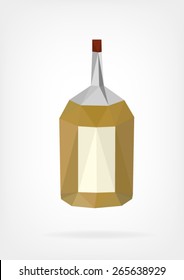 Low Poly Liquor Bottle