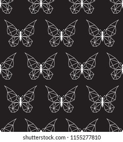 LOW POLY LOGO ICON SYMBOL TRIANGLE BUTTERFLY GEOMETRIC POLYGONAL eps