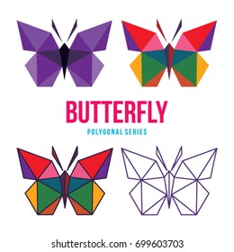 Geometric Butterfly Images Stock Photos Vectors Shutterstock