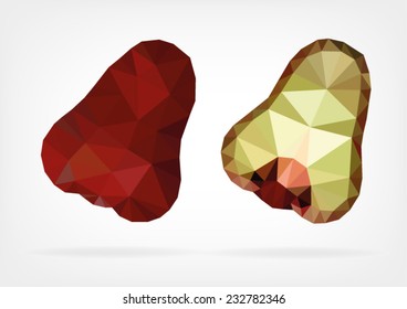 Low Poly Makopa (java wax apple)