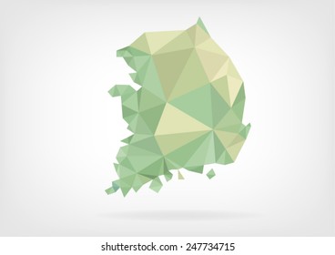 Mapa de Baja Polinesia de Corea del Sur