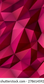 Low Poly Modern Display Abstract Triangle Background for Smartphone, Mobile, Device. Vector Illustration