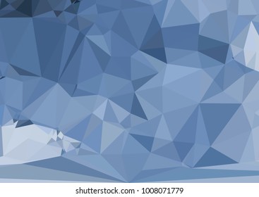 Low poly mosaic background. Template design, list, front page, brochure layout, banner, idea, cover, print, flyer, book, blank, card, ad, sign, sheet. Copy space. Vector clip art.