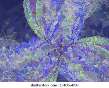 Low poly mosaic background. Template design, list, front page, brochure layout, banner, idea, cover, print, flyer, book, blank, card, ad, sign, sheet. Vector clip art.