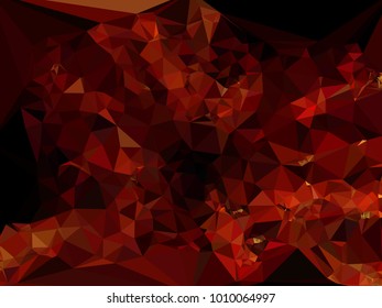 Low poly mosaic background. Template design, list, front page, brochure layout, banner, idea, cover, print, flyer, book, blank, card, ad, sign, sheet. Vector clip art.