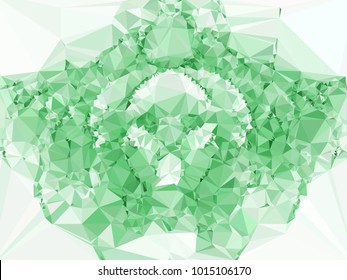 Low poly mosaic background. Template design, list, front page, brochure layout, banner, idea, cover, print, flyer, book, blank, card, ad, sign, sheet. Copy space. Vector clip art.