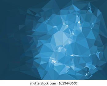 Low poly mosaic background. Template design, list, front page, brochure layout, banner, idea, cover, print, flyer, book, blank, card, ad, sign, sheet. Copy space. Vector clip art.