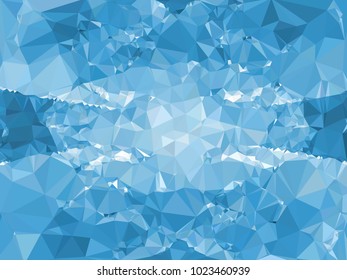 Low poly mosaic background. Template design, list, front page, brochure layout, banner, idea, cover, print, flyer, book, blank, card, ad, sign, sheet. Copy space. Vector clip art.