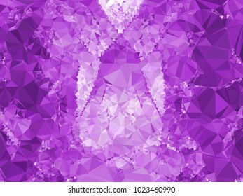 Low poly mosaic background. Template design, list, front page, brochure layout, banner, idea, cover, print, flyer, book, blank, card, ad, sign, sheet. Copy space. Vector clip art.