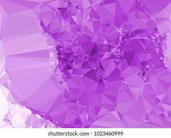Low poly mosaic background. Template design, list, front page, brochure layout, banner, idea, cover, print, flyer, book, blank, card, ad, sign, sheet. Copy space. Vector clip art.