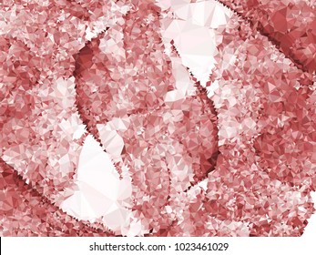 Low poly mosaic background. Template design, list, front page, brochure layout, banner, idea, cover, print, flyer, book, blank, card, ad, sign, sheet. Copy space. Vector clip art.