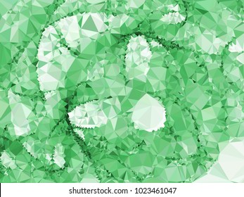 Low poly mosaic background. Template design, list, front page, brochure layout, banner, idea, cover, print, flyer, book, blank, card, ad, sign, sheet. Copy space. Vector clip art.