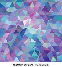 Low poly mosaic background. Template design, list, front page, brochure layout, banner, idea, cover, print, flyer, book, blank, card, ad, sign, sheet. Copy space. Vector clip art.
