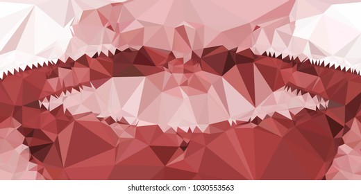 Low poly mosaic background. Template design, list, front page, brochure layout, banner, idea, cover, print, flyer, book, blank, card, ad, sign, sheet. Copy space. Vector clip art.