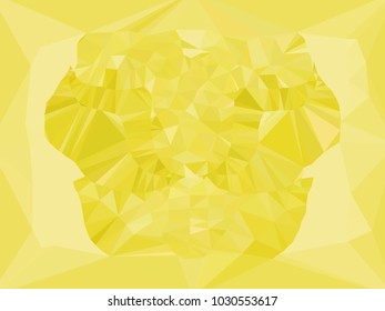 Low poly mosaic background. Template design, list, front page, brochure layout, banner, idea, cover, print, flyer, book, blank, card, ad, sign, sheet. Copy space. Vector clip art.