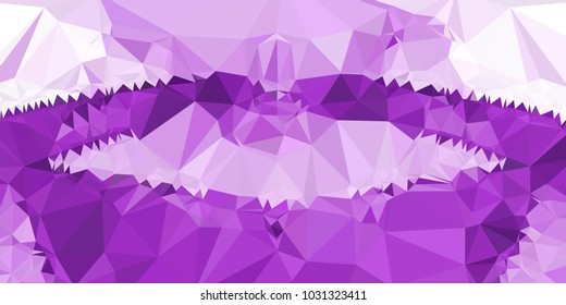 Low poly mosaic background. Template design, list, front page, brochure layout, banner, idea, cover, print, flyer, book, blank, card, ad, sign, sheet. Copy space. Vector clip art.