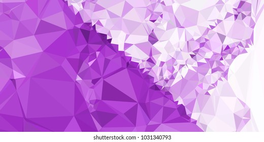 Low poly mosaic background. Template design, list, front page, brochure layout, banner, idea, cover, print, flyer, book, blank, card, ad, sign, sheet. Copy space. Vector clip art.