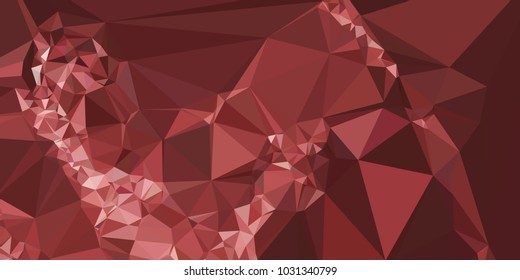Low poly mosaic background. Template design, list, front page, brochure layout, banner, idea, cover, print, flyer, book, blank, card, ad, sign, sheet. Copy space. Vector clip art.