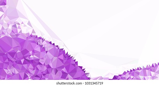 Low poly mosaic background. Template design, list, front page, brochure layout, banner, idea, cover, print, flyer, book, blank, card, ad, sign, sheet. Copy space. Vector clip art.